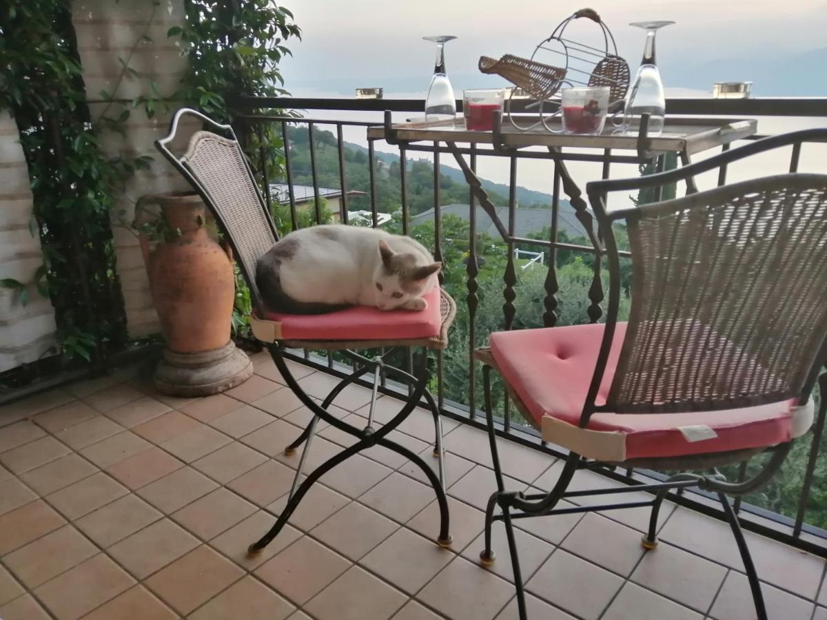 B&B Da Paolo Con Vista Lago Di Garda San Zeno di Montagna Buitenkant foto