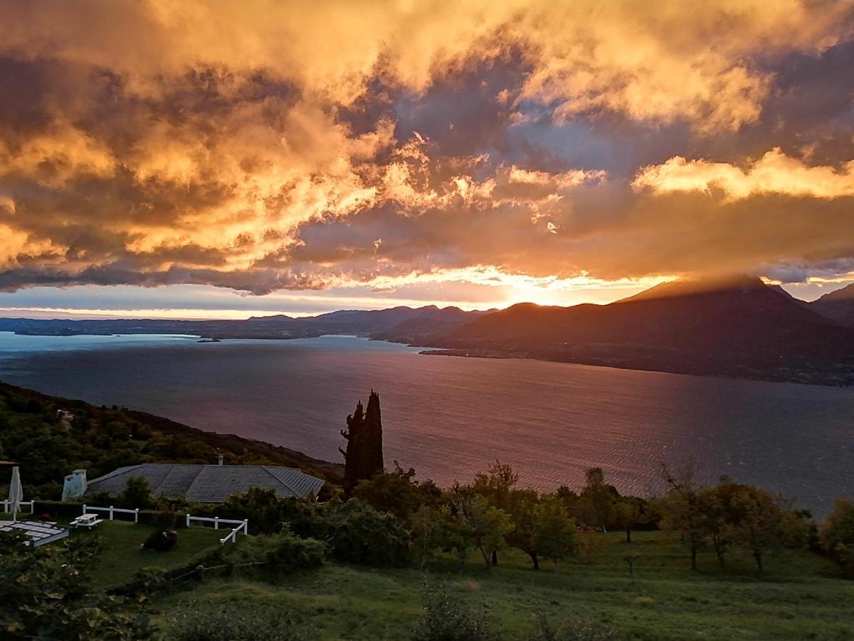 B&B Da Paolo Con Vista Lago Di Garda San Zeno di Montagna Buitenkant foto